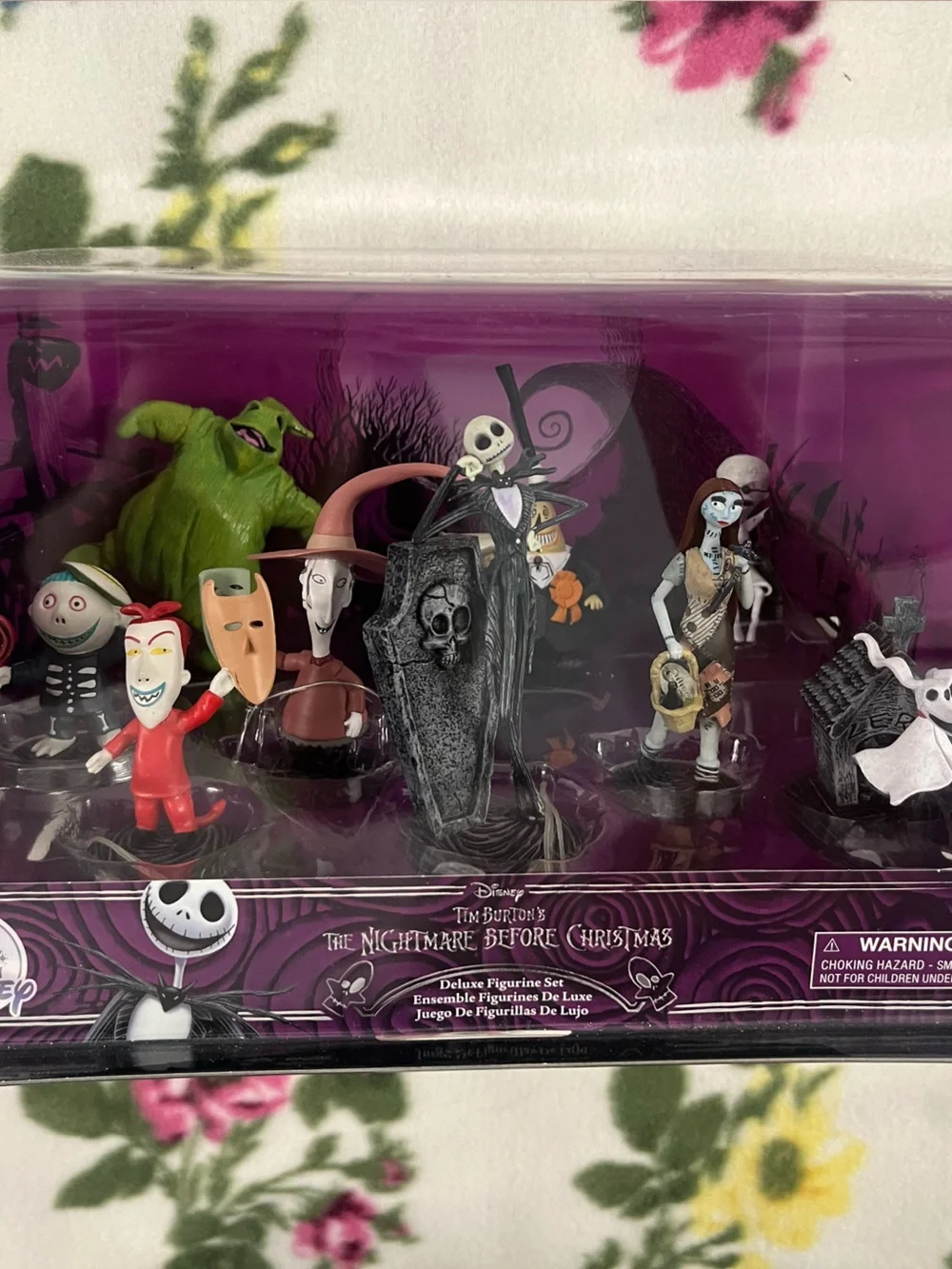Disney Tim Burton The Nightmare Before Christmas 9pc figurine deluxe set